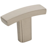 Hardware Resources 1-1/2" Overall Length Satin Nickel Square Thatcher Cabinet "T" Knob