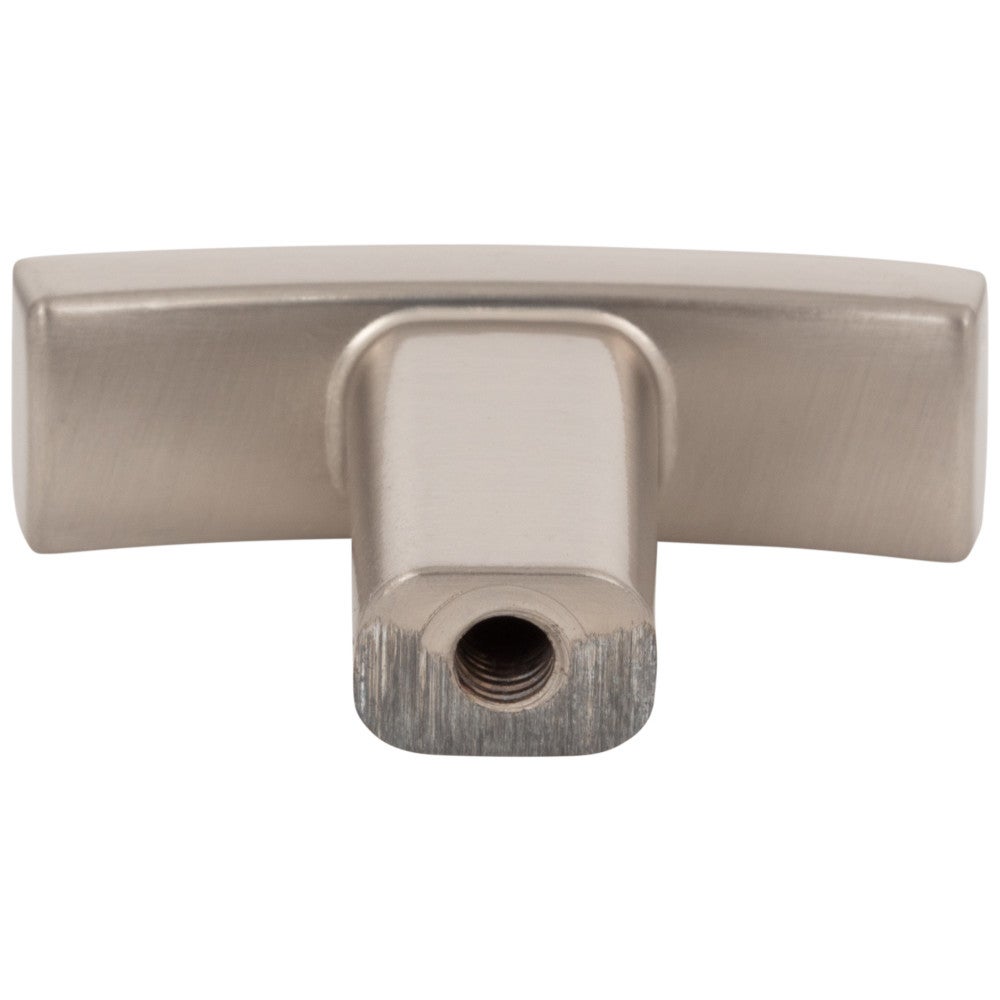 Hardware Resources 1-1/2" Overall Length Satin Nickel Square Thatcher Cabinet "T" Knob