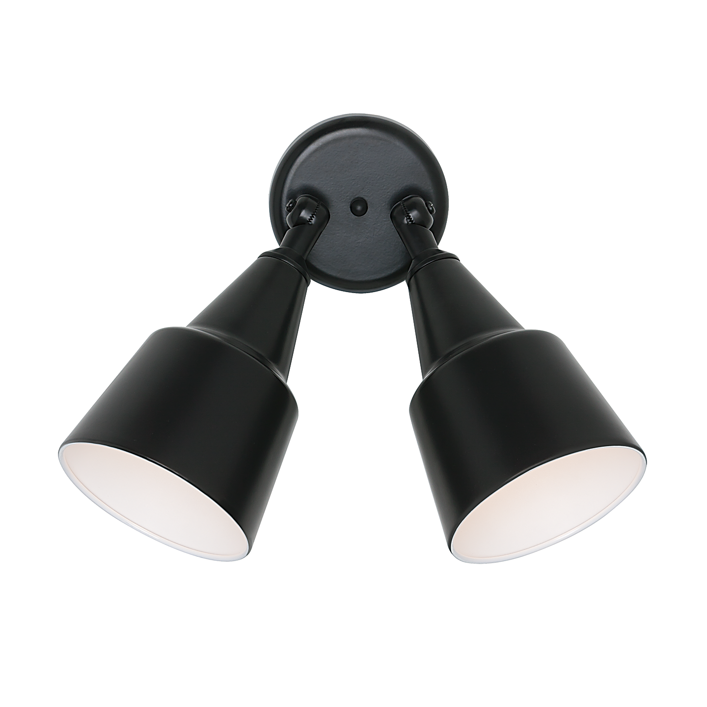 2-Light Flood Light With Shades