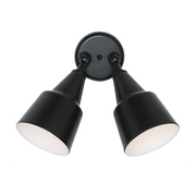 2-Light Flood Light With Shades