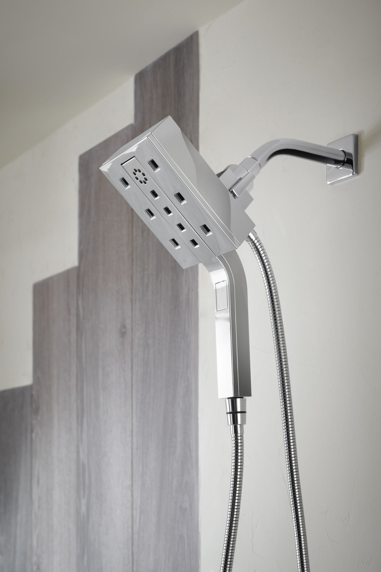 Brizo Essential™ Shower 7" Linear Square Wall Mount Shower Arm And Flange