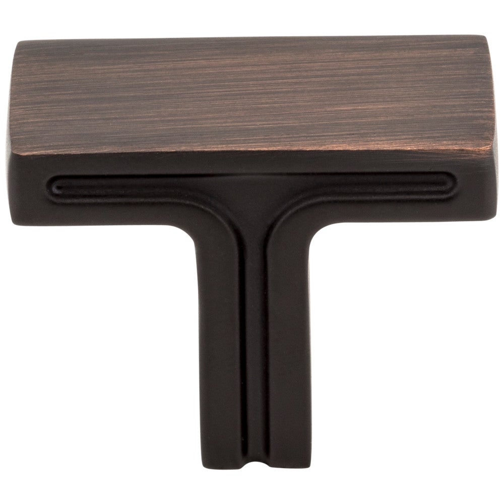 Hardware Resources 1-3/8" Overall Length Satin Nickel Rectangle Anwick Cabinet Knob