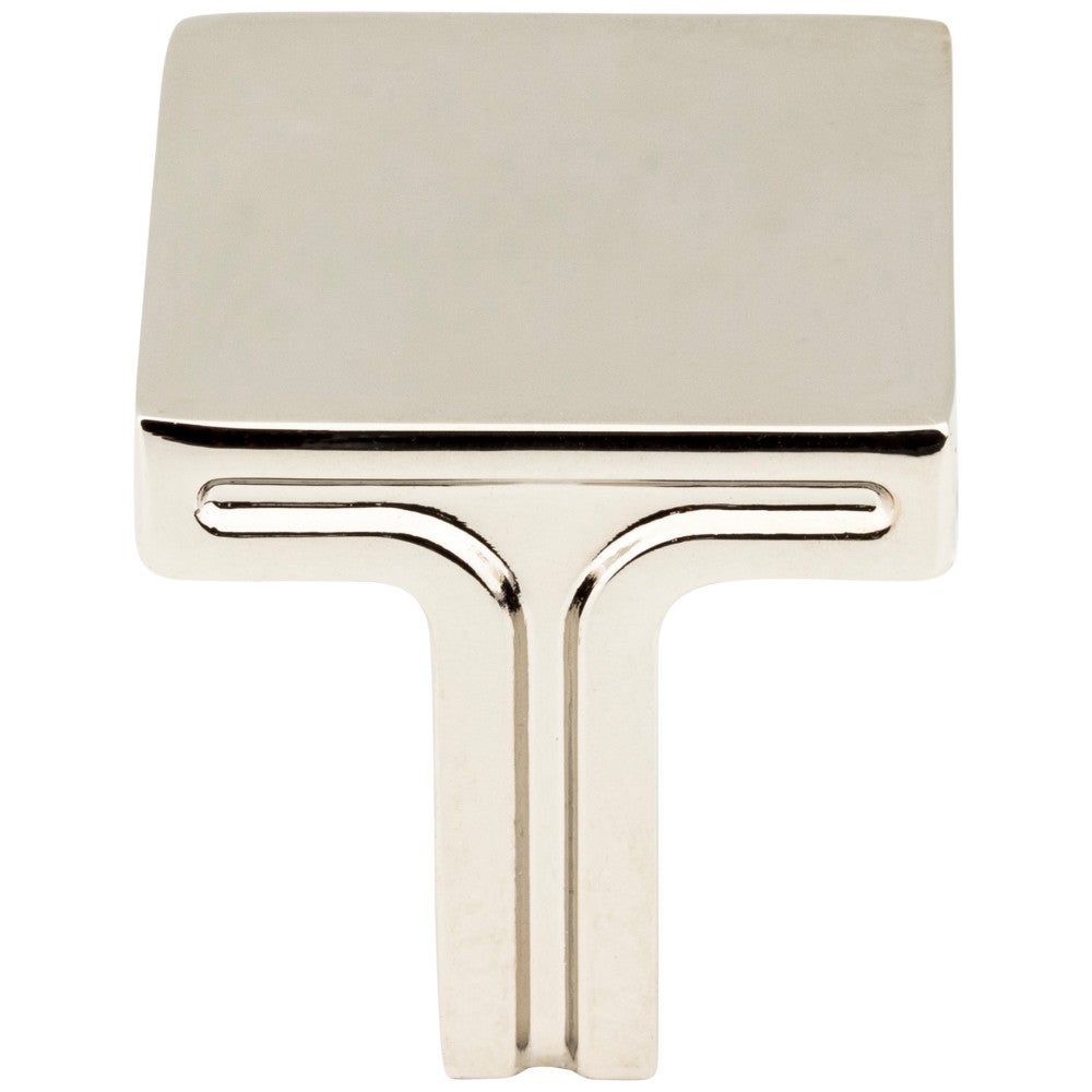 Hardware Resources 1-1/8" Overall Length Satin Nickel Square Anwick Cabinet Knob