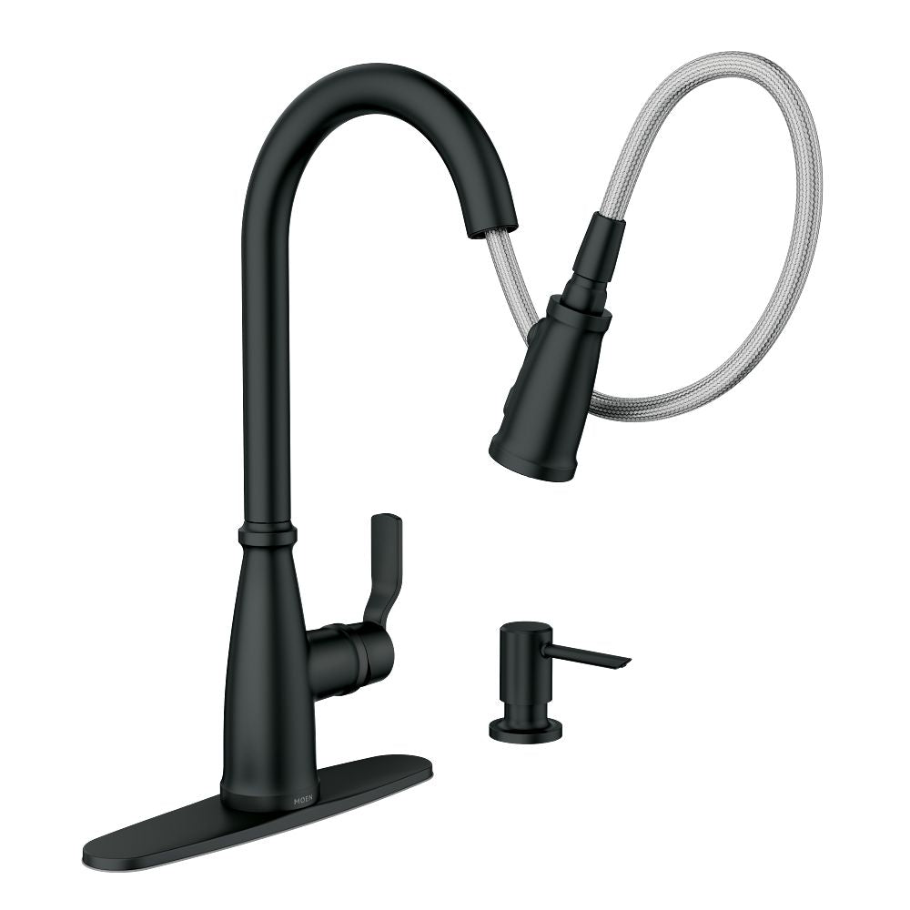 Nolia One-Handle High Arc Pulldown Kitchen Faucet