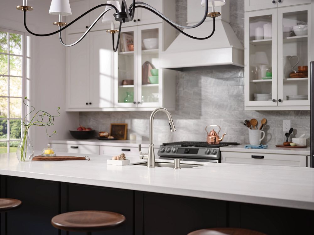 Nolia One-Handle High Arc Pulldown Kitchen Faucet