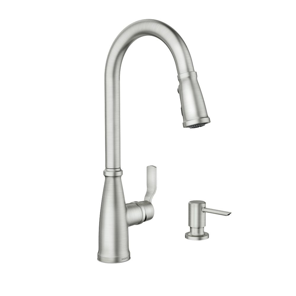 Nolia One-Handle High Arc Pulldown Kitchen Faucet