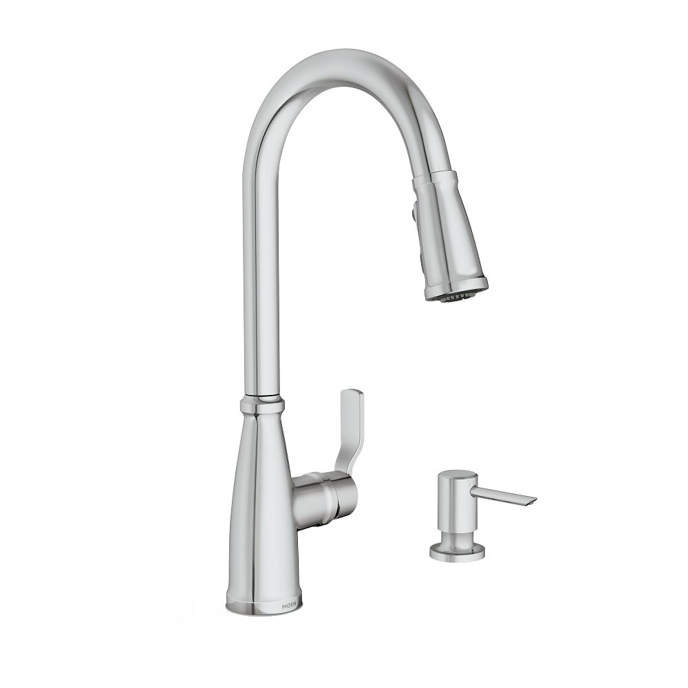 Nolia One-Handle High Arc Pulldown Kitchen Faucet