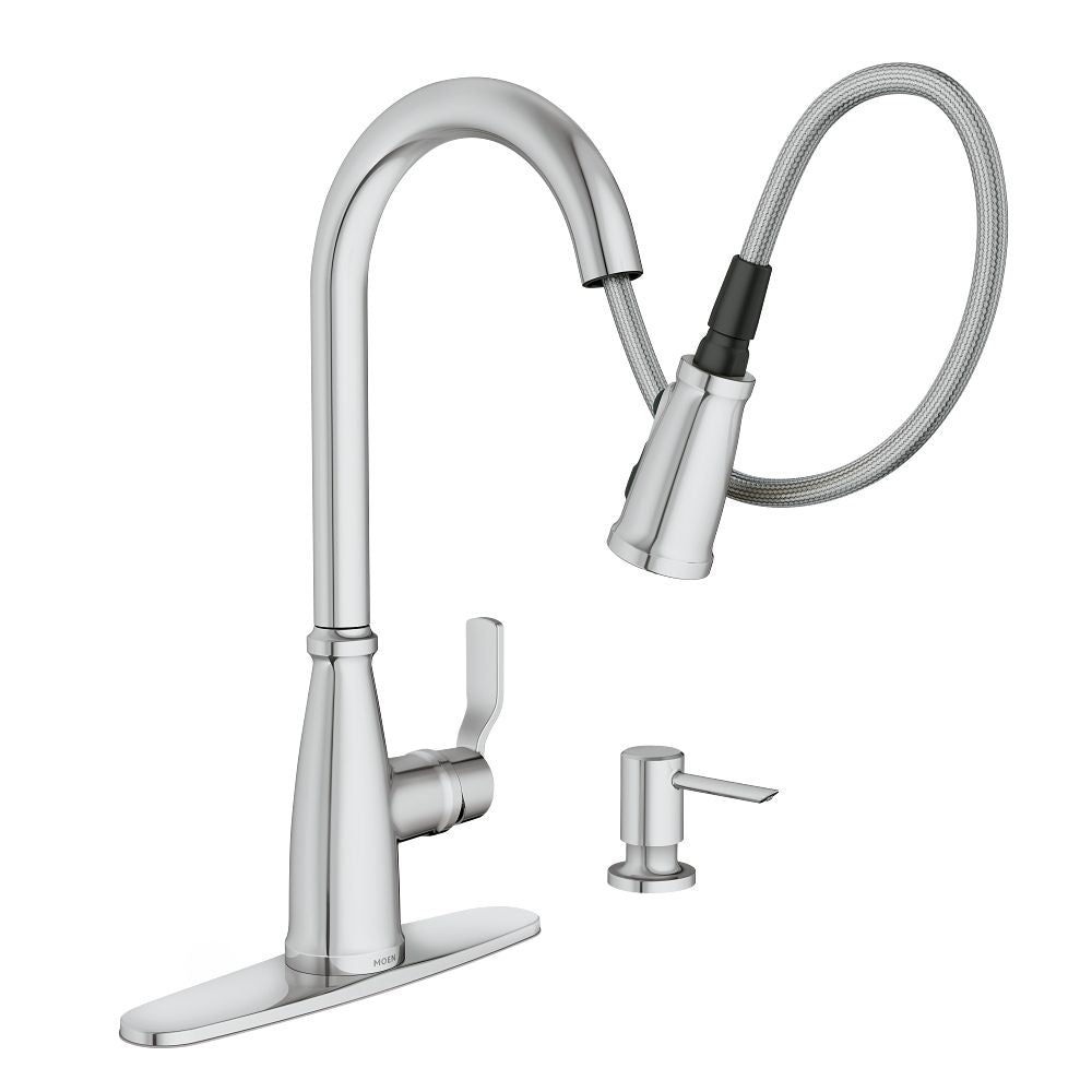 Nolia One-Handle High Arc Pulldown Kitchen Faucet