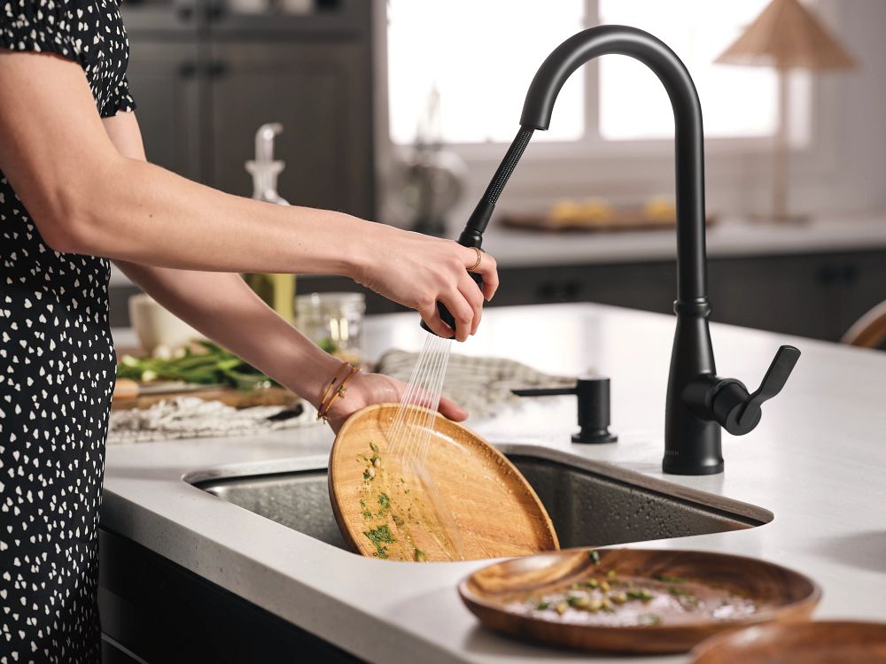 Nolia One-Handle High Arc Pulldown Kitchen Faucet