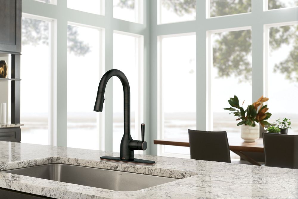 Adler One-Handle High Arc Pulldown Kitchen Faucet