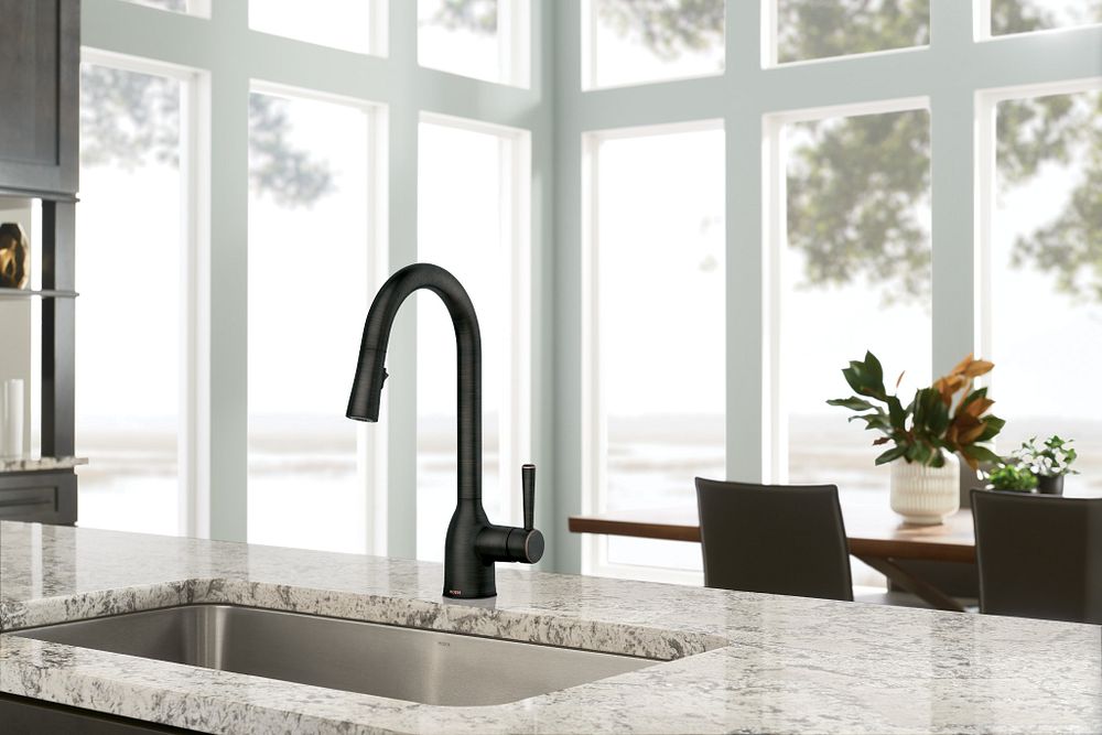 Adler One-Handle High Arc Pulldown Kitchen Faucet