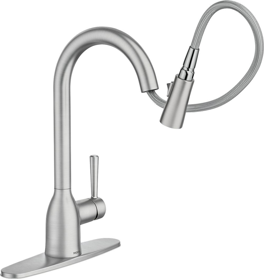 Adler One-Handle High Arc Pulldown Kitchen Faucet