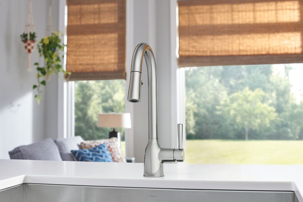 Adler One-Handle High Arc Pulldown Kitchen Faucet
