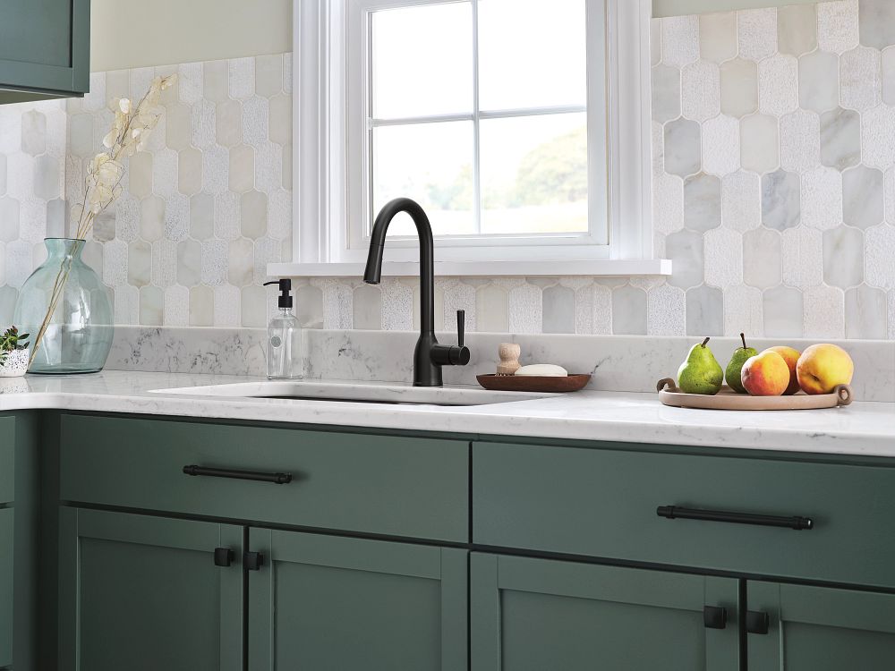 Adler One-Handle High Arc Pulldown Kitchen Faucet