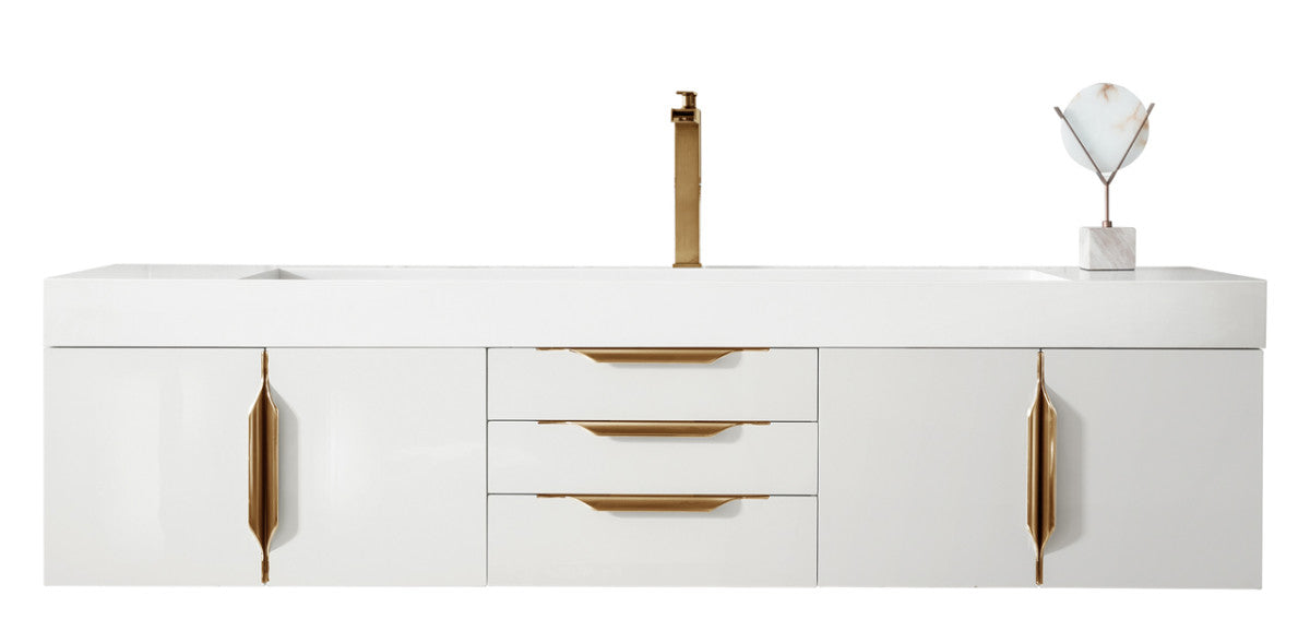 Columbia 72" Single Wall Mount Vanity Cabinet