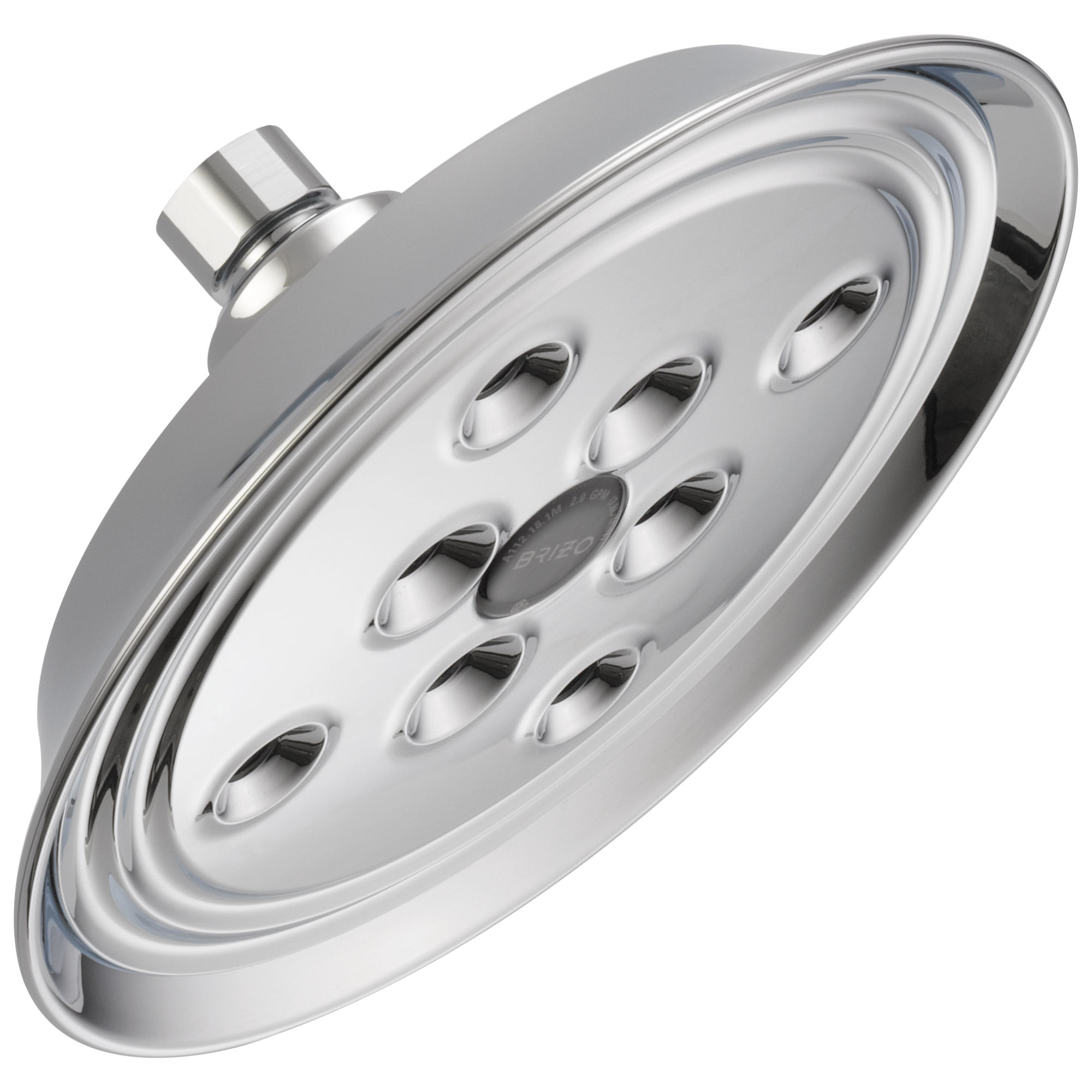 Brizo Essential™ Shower 7" Classic Round H<sub>2</sub>Okinetic<sup>®</sup> Single Function Wall Mount Showerhead
