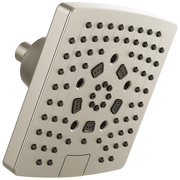 Brizo Essential™ Shower 7" Linear Square H2Okinetic® Multi-Function Wall Mount Shower Head - 2.5 GPM