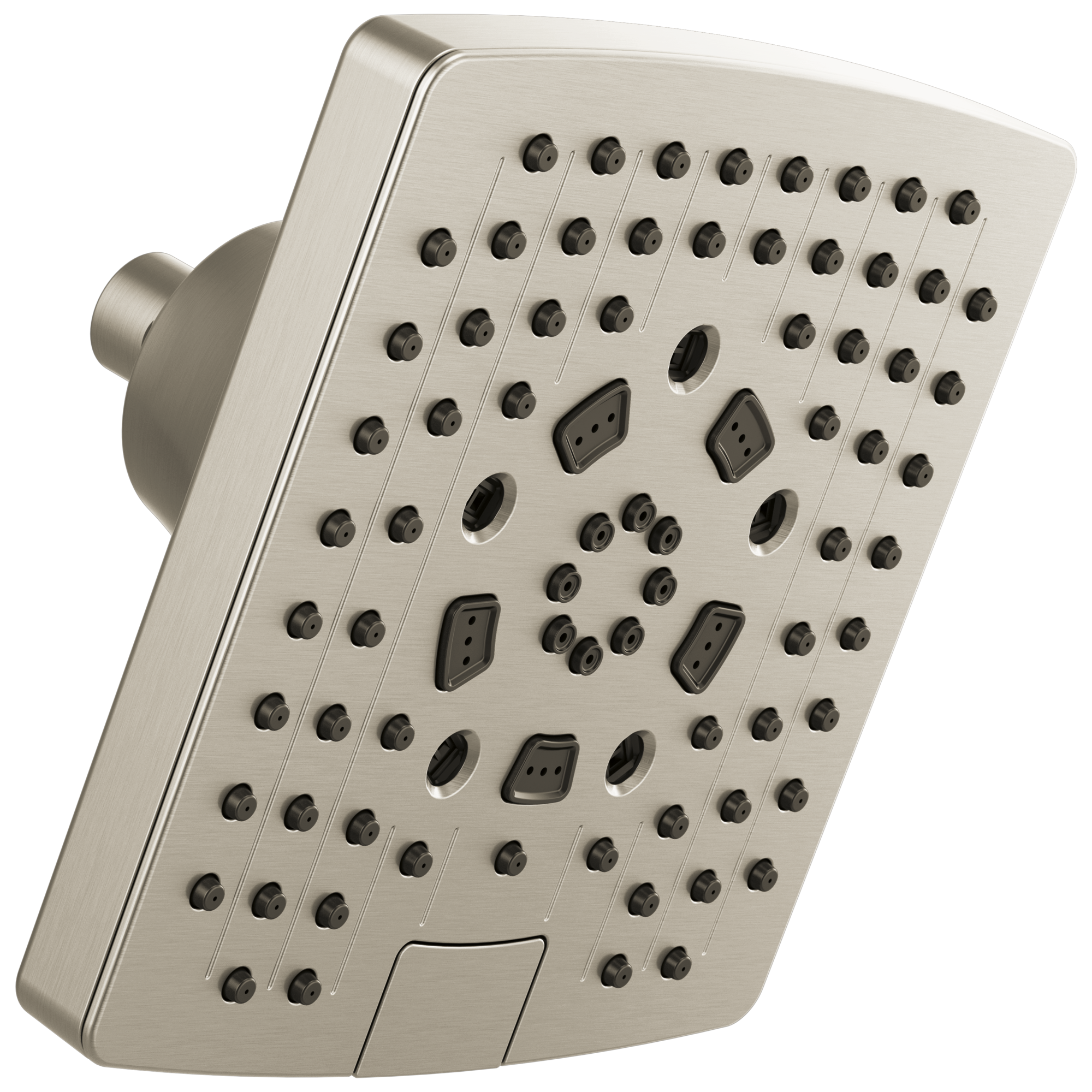 Brizo Essential™ Shower 7" Linear Square H2Okinetic® Multi-Function Wall Mount Shower Head - 2.5 GPM