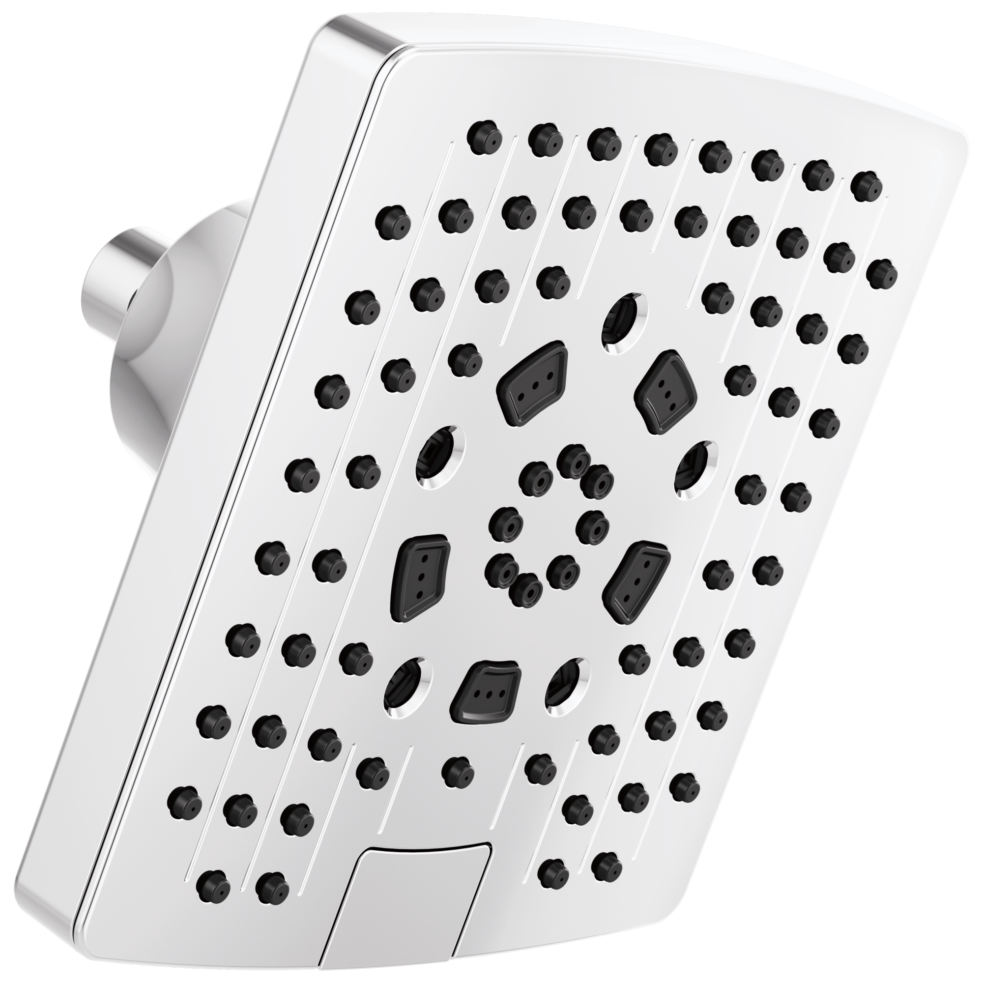 Brizo Essential™ Shower 7" Linear Square H2Okinetic® Multi-Function Wall Mount Shower Head - 2.5 GPM