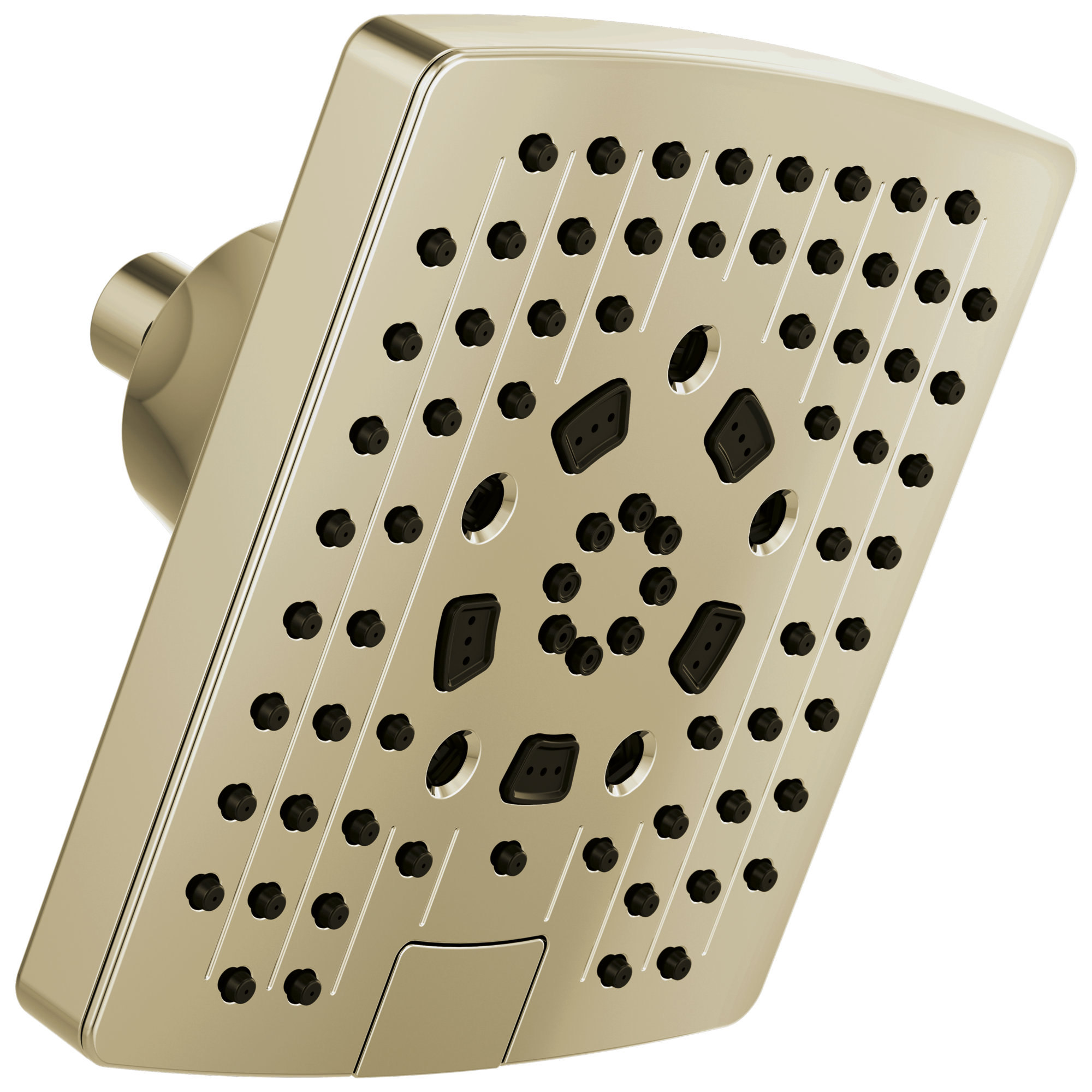 Brizo Essential™ Shower 7" Linear Square H2Okinetic® Multi-Function Wall Mount Shower Head - 2.5 GPM