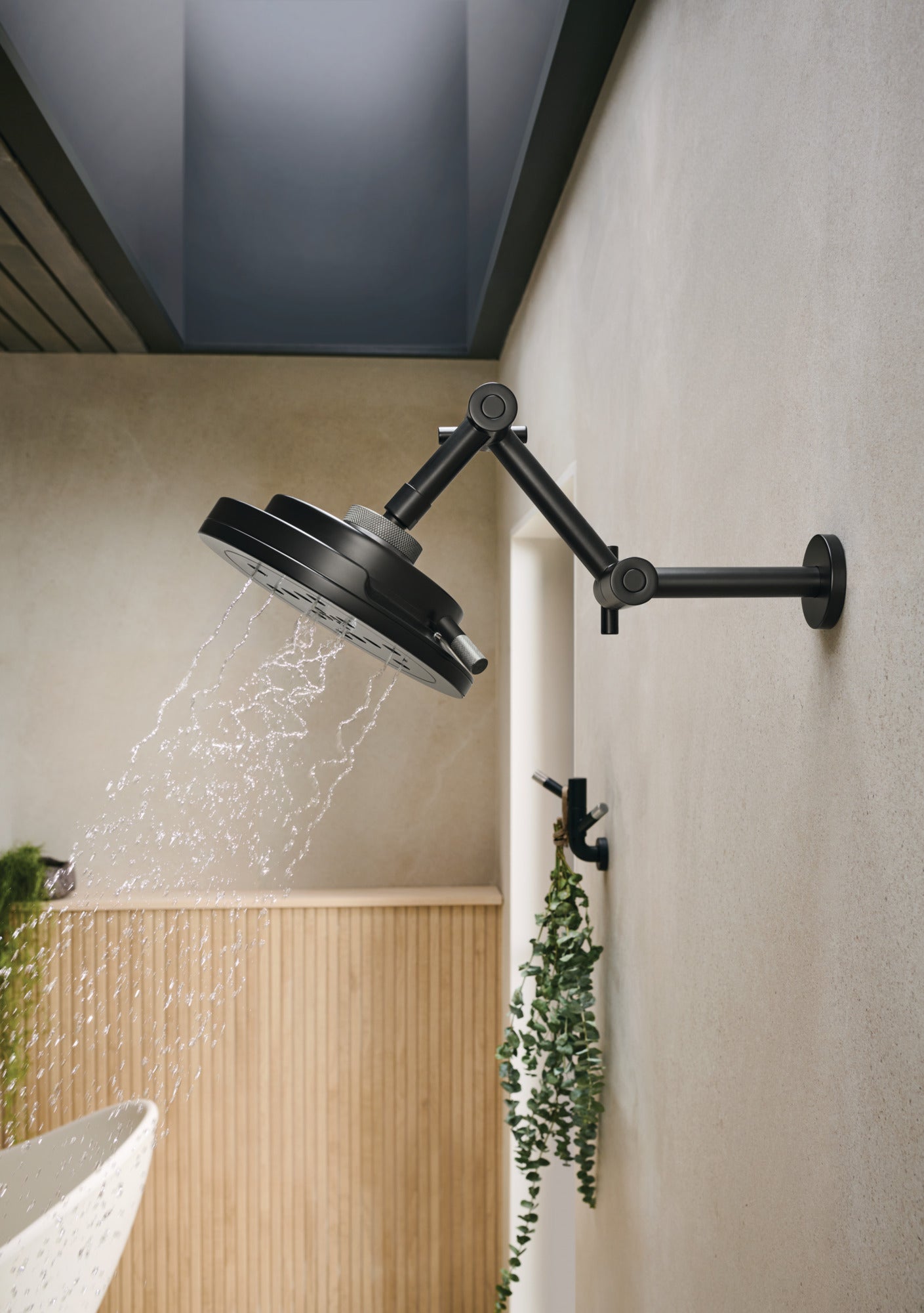 Brizo Litze® 8” H<sub>2</sub>Okinetic<sup>®</sup> Round Multi-Function Wall Mount Showerhead