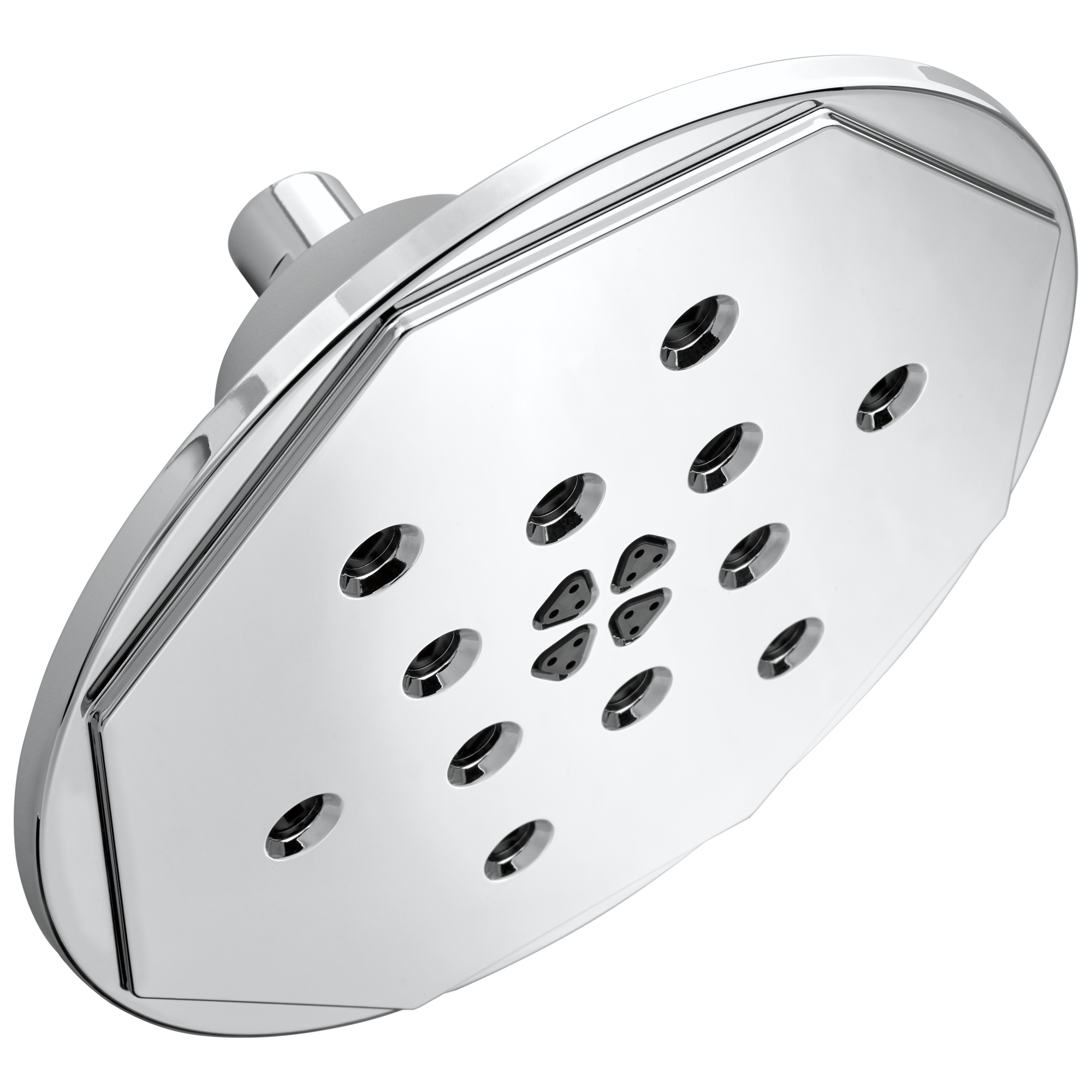 Brizo Rook® 8” H<sub>2</sub>Okinetic<sup>®</sup> Round Multi-Function Wall Mount Showerhead