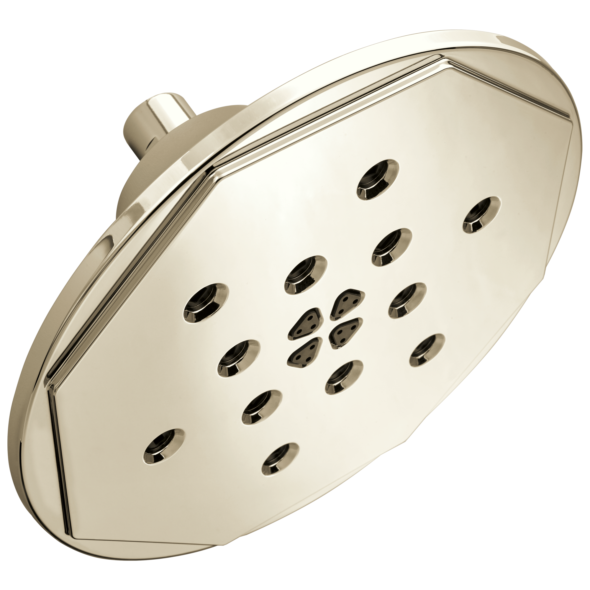 Brizo Rook® 8” H<sub>2</sub>Okinetic<sup>®</sup> Round Multi-Function Wall Mount Showerhead