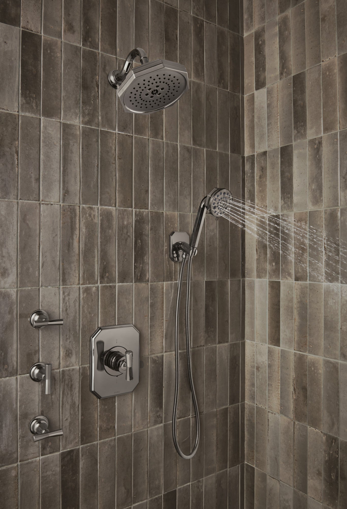 Brizo Beauclere™ Sensori Volume Control Trim with Cross Handle