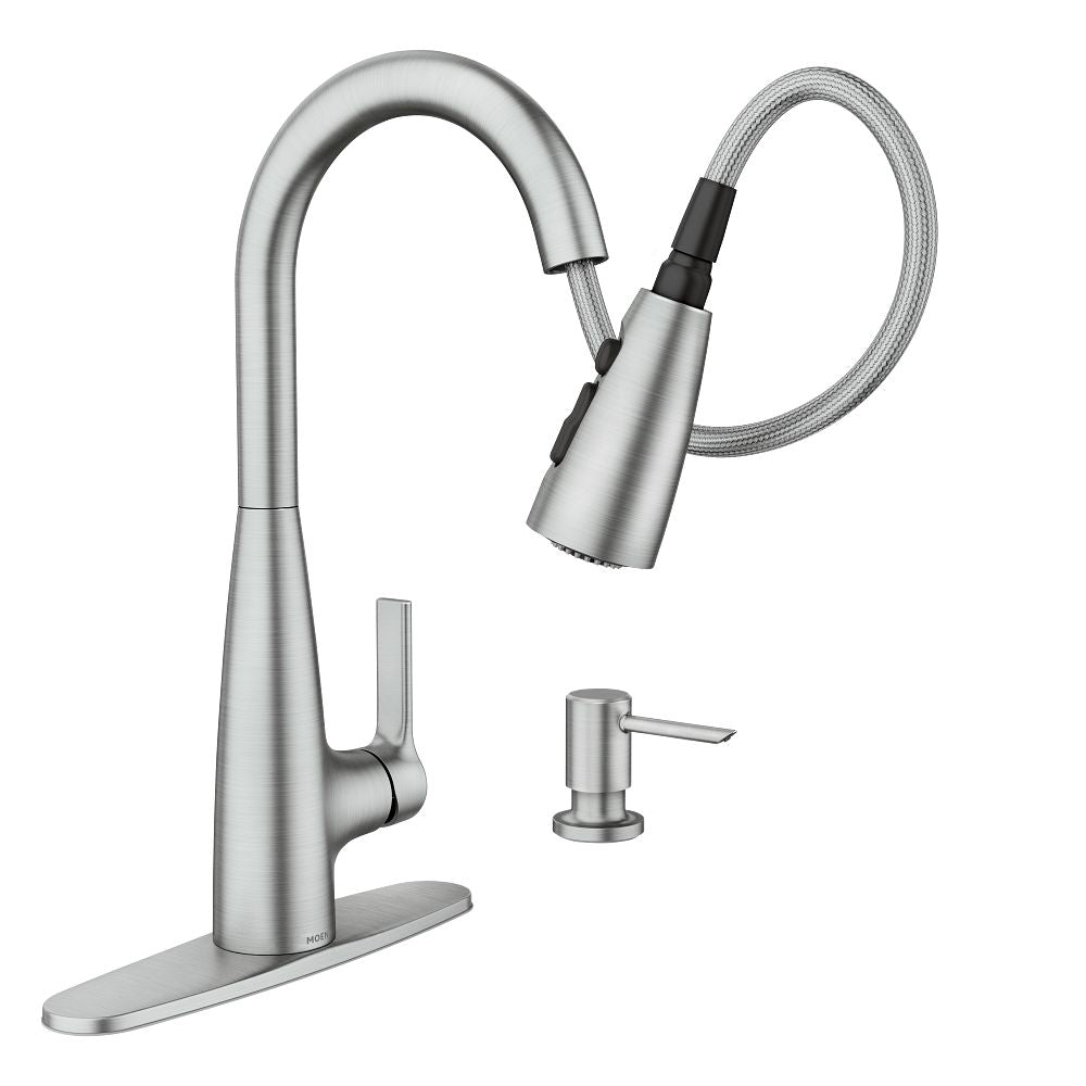 Haelyn One-Handle High Arc Pulldown Kitchen Faucet