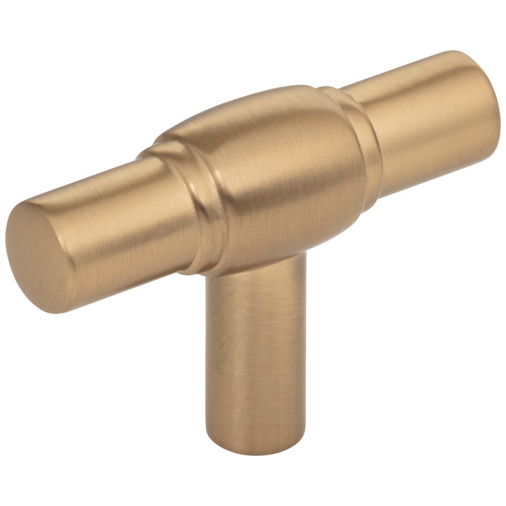 Hardware Resources 2" Satin Nickel Hayworth Cabinet "T" Knob