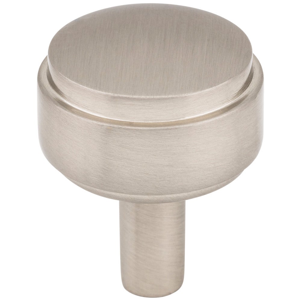 Hardware Resources 1-1/8" Diameter Satin Nickel Hayworth Cabinet Knob