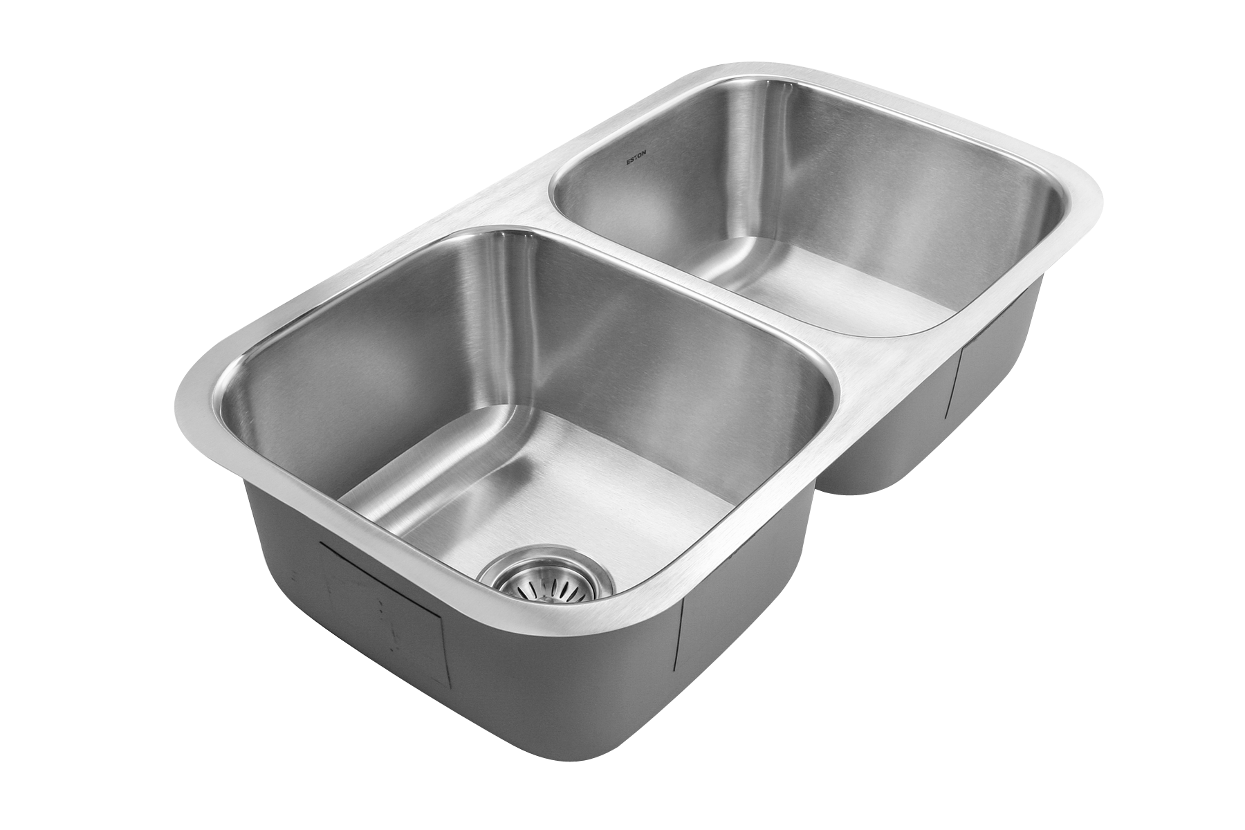 Houzer Eston 31 inch Stainless Steel Undermount 50/50 Double Bowl Kitchen Sink - STD-2100
