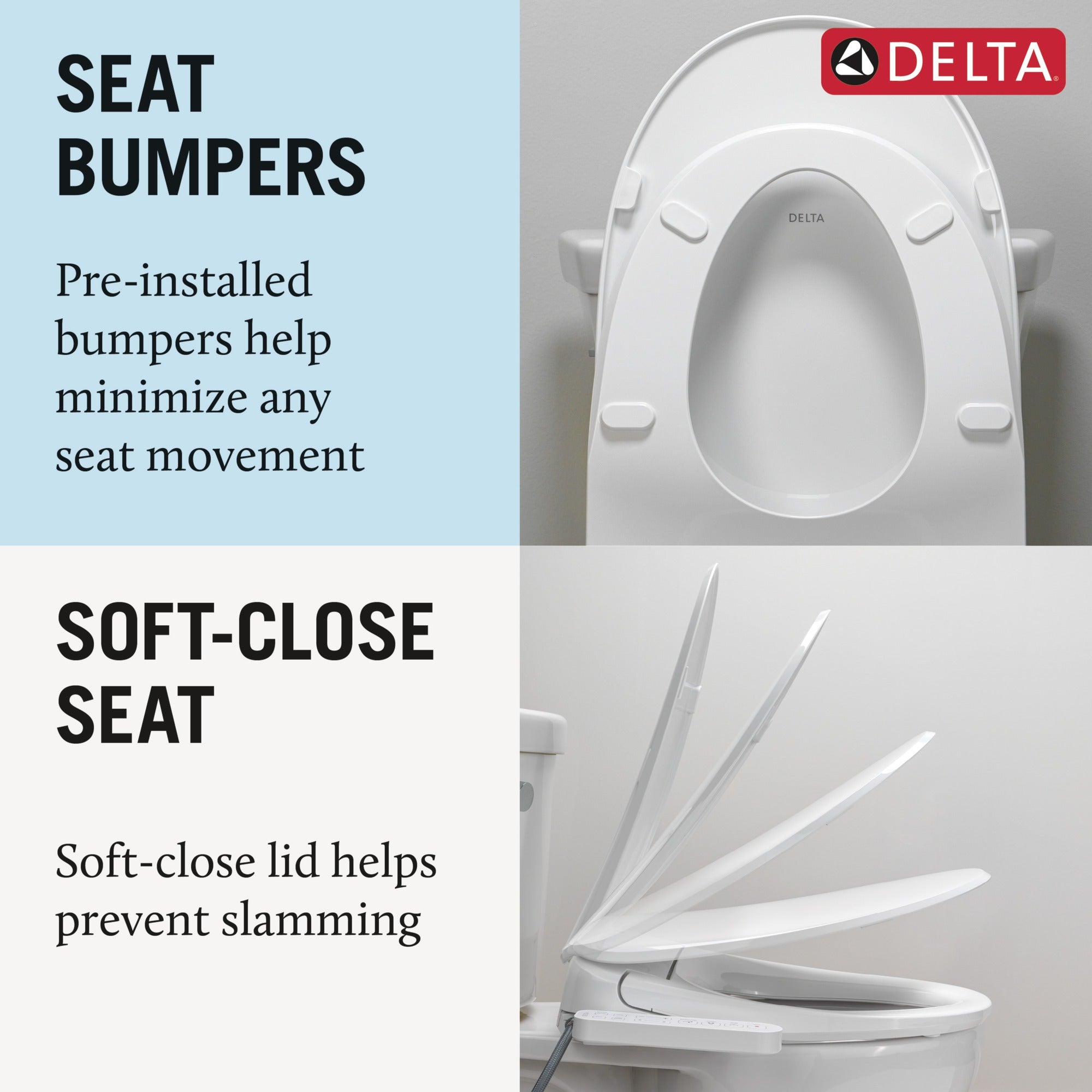 Delta Refresh Standard Elongated Electric Bidet Toilet Seat