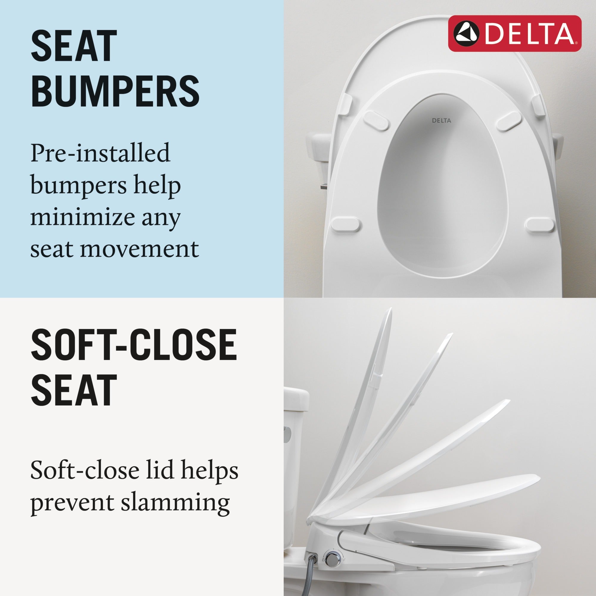 Delta Refresh Premium Elongated Electric Bidet Toilet Seat