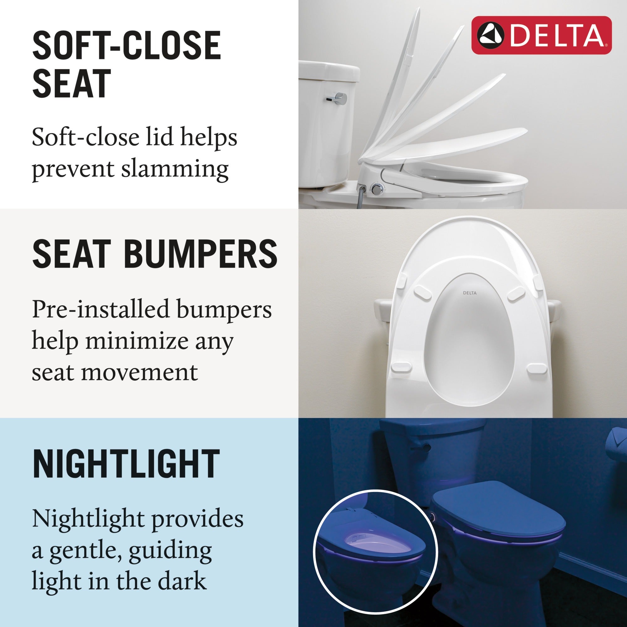 Delta Refresh Ultimate Elongated Electric Bidet Toilet Seat