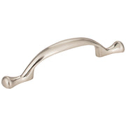 Hardware Resources 3" Center-to-Center Satin Nickel Merryville Cabinet Pull