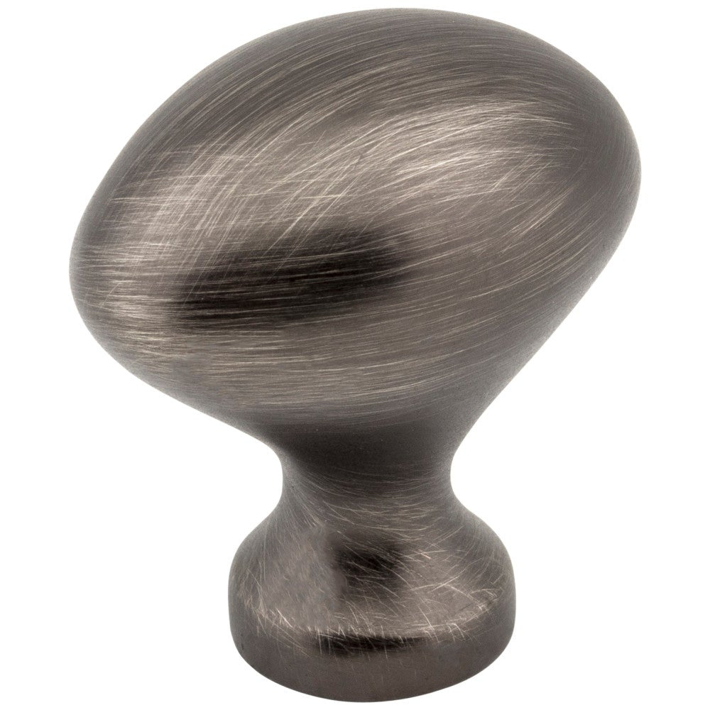 Hardware Resources 1-1/8" Overall Length Satin Nickel Oval Merryville Cabinet Knob