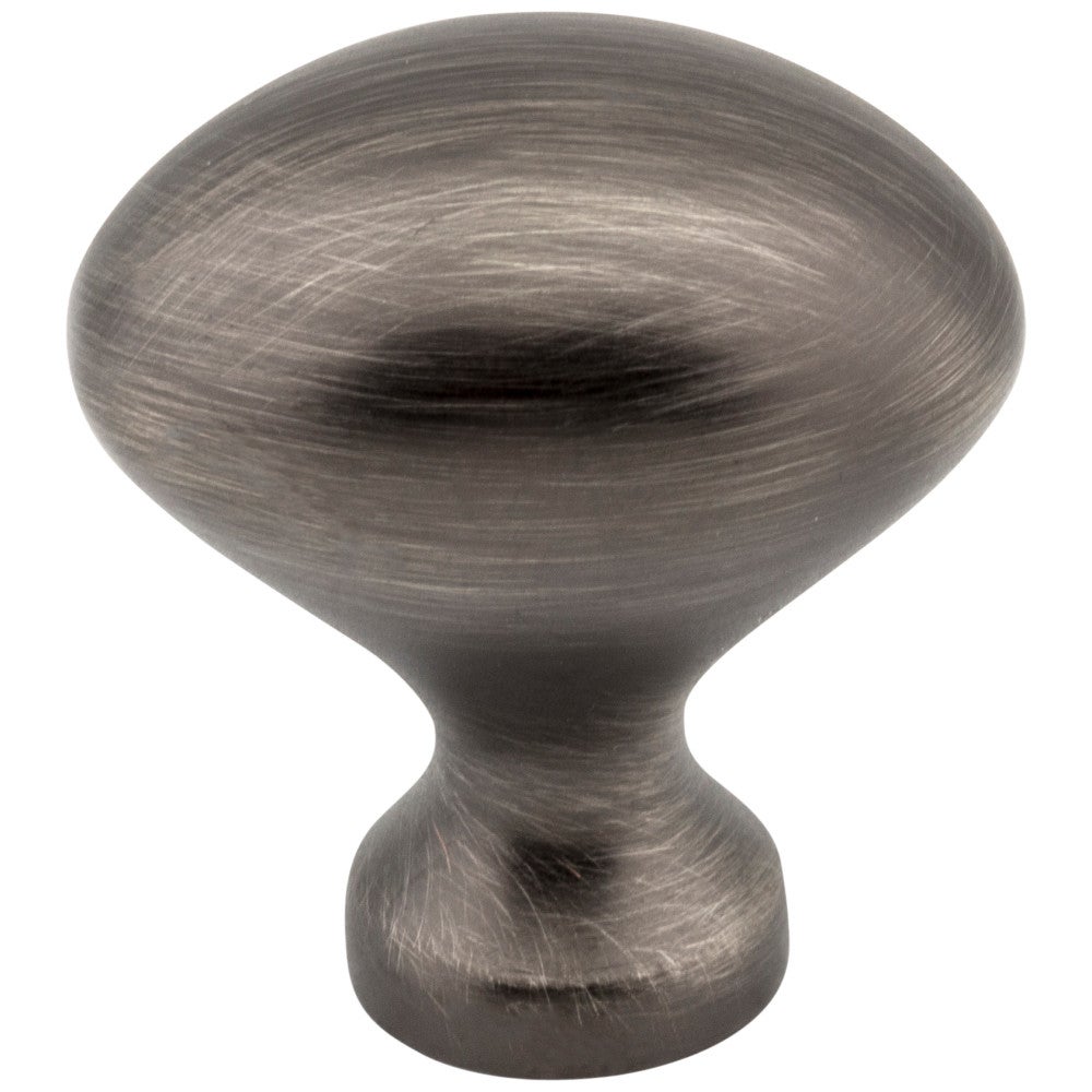 Hardware Resources 1-1/8" Overall Length Satin Nickel Oval Merryville Cabinet Knob