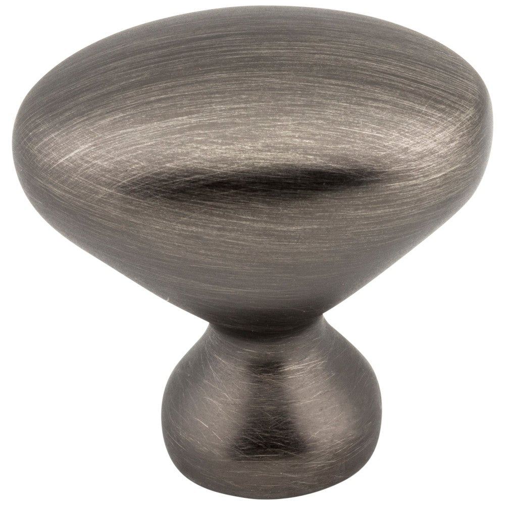 Hardware Resources 1-1/8" Overall Length Satin Nickel Oval Merryville Cabinet Knob