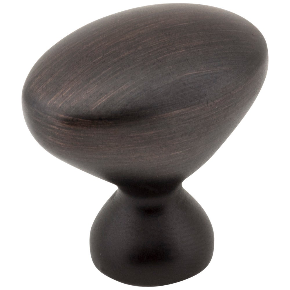 Hardware Resources 1-1/8" Overall Length Satin Nickel Oval Merryville Cabinet Knob