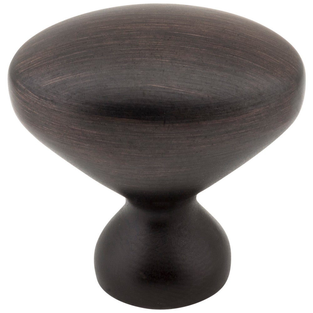 Hardware Resources 1-1/8" Overall Length Satin Nickel Oval Merryville Cabinet Knob