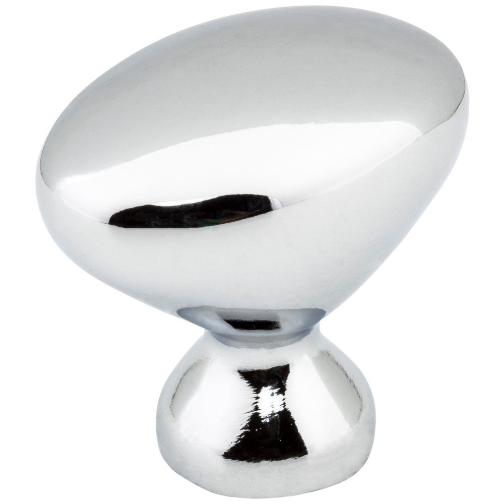 Hardware Resources 1-1/8" Overall Length Satin Nickel Oval Merryville Cabinet Knob