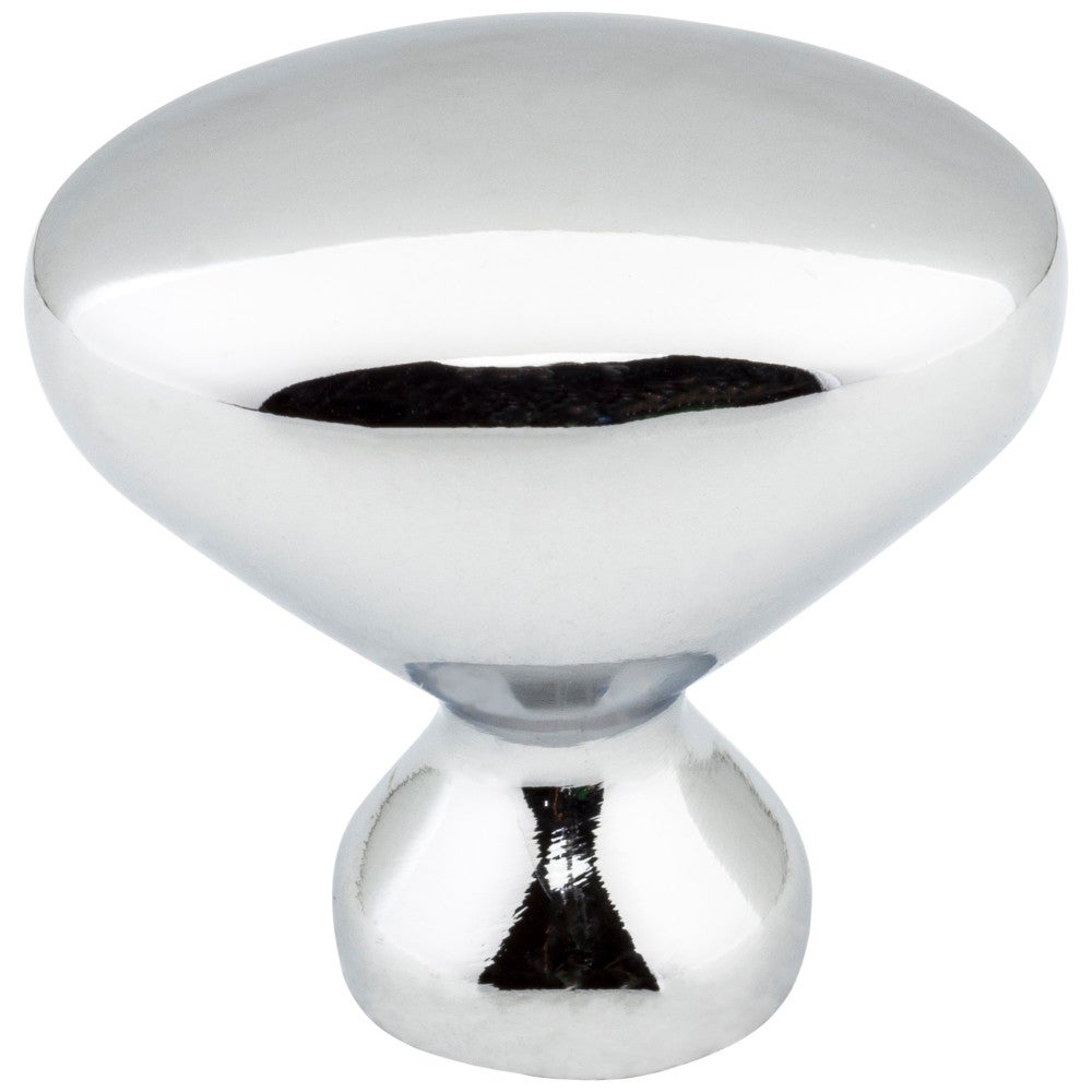 Hardware Resources 1-1/8" Overall Length Satin Nickel Oval Merryville Cabinet Knob