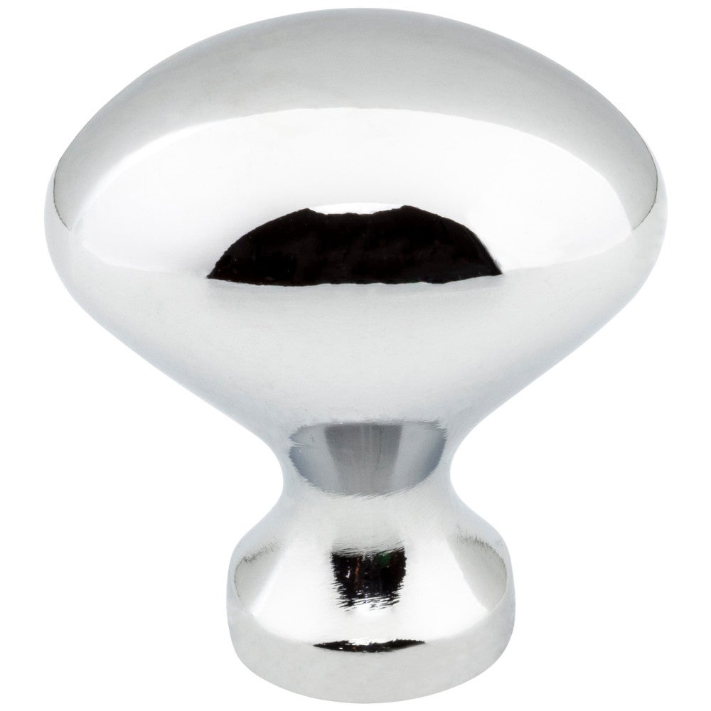Hardware Resources 1-1/8" Overall Length Satin Nickel Oval Merryville Cabinet Knob