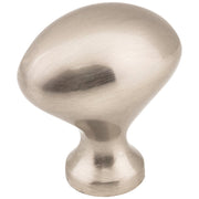 Hardware Resources 1-1/8" Overall Length Satin Nickel Oval Merryville Cabinet Knob