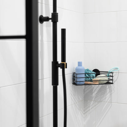 BESLAGSBODEN - Corner Shower Basket, Self-adhesive
