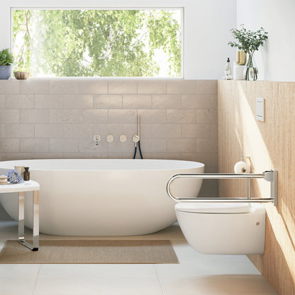 LIVING - Foldable Grab bar, Chromed Stainless steel, Lenght 700 mm