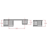 Hardware Resources Connector Cam for 19 mm Panel