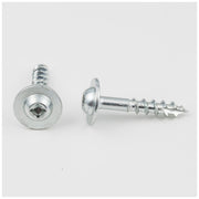 Hardware Resources #8 x 1" Zinc Plated Square Drive Type 17 Coarse Thread Large Washer Head Screw Sold by the Keg. Order 7 for a Keg of 7,000 Screws