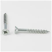 Hardware Resources #8 x 1-1/2" Zinc Plated Square/Phillips Drive Type 17 Coarse Thread Flat Head Nib Screw Sold by the Keg